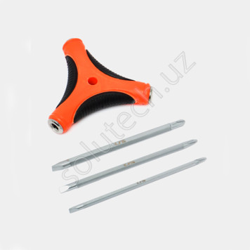 Набор отверток, ручка + 3 двусторонние биты 4, 5, 6 мм-1